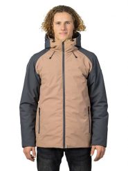 Hannah Kurtka funkcyjna "Mascon" w kolorze jasnobrązowo-szarym rozmiar: XL. Brązowe kurtki outdoor i hardshell Hannah, xl, bez wzorów, bez kaptura. Za 434.99 zł.