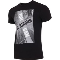 T-shirt męski TSM022 - głęboka czerń. T-shirty marki Under Armour. W wyprzedaży za 49.99 zł.
