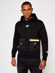 CATerpillar Bluza 2910374 Czarny Regular Fit. Czarne bluzy CATerpillar, l, bez wzorów, z bawełny, bez kaptura. Za 499.99 zł.