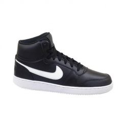 Buty do chodzenia męskie Nike Ebernon Mid. Czarne buty sportowe casual Nike, bez wzorów, z materiału, za kostkę, bez zapięcia. Za 288.00 zł.