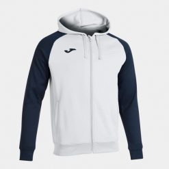 Bluza do piłki nożnej męska Joma Academy IV. Białe bluzy Joma, m, bez wzorów, bez kaptura. Za 287.50 zł.