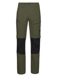 Mammut Spodnie funkcyjne "Zinal Hybrid Zip Off" w kolorze khaki rozmiar: 46. Brązowe spodnie treningowe długie Mammut, bez wzorów, z materiału. Za 429.95 zł.