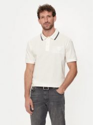 Gant Polo Contrast 2013039 Écru Regular Fit. Koszulki polo GANT, m, bez wzorów, z bawełny, bez kołnierzyka, bez ramiączek. Za 269.99 zł.