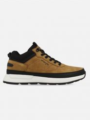 Wrangler Sneakersy "Carver" w kolorze jasnobrązowym rozmiar: 43. Brązowe buty sportowe casual Wrangler, bez wzorów, bez zapięcia. Za 214.95 zł.