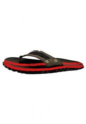 Męskie klapki outdoorowe Beco | Szary/czerwony. Czarne klapki Beco, z gumy. Za 206.99 zł.