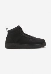 Czarne Płaskie Sznurowane Botki Sneakersy za Kostkę Mivara. Czarne buty sportowe casual Born2be, bez wzorów, za kostkę, bez zapięcia. W wyprzedaży za 127.99 zł.