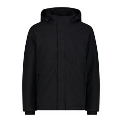 Kurtka narciarska z kapturem CMP Snaps. Czarne kurtki narciarskie i snowboardowe CMP, m, bez wzorów, z softshellu, narciarskie. Za 654.50 zł.