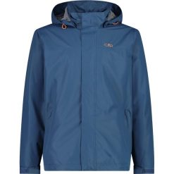 Kurtka wodoodporna CMP. Niebieskie kurtki CMP, s, bez wzorów, z materiału, z kapturem. Za 327.85 zł.