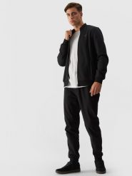 4F Bluza bejsbolówka bomberka męska - czarna 3XL. Czarne bluzy 4F, m, bez wzorów, z bawełny, bez kaptura. Za 149.99 zł.