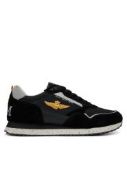 Aeronautica Militare Sneakersy 261SC0288UCT03545 Czarny. Czarne buty sportowe casual Aeronautica Militare, bez wzorów, z materiału, bez zapięcia. Za 439.99 zł.