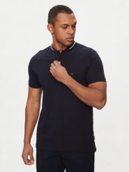 Tommy Hilfiger Polo Mao MW0MW34752 Granatowy Slim Fit. Niebieskie koszulki polo Tommy Hilfiger, m, bez wzorów, z bawełny, bez kołnierzyka, bez ramiączek. Za 209.99 zł.
