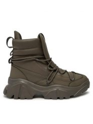 EA7 Emporio Armani Trapery X8M001 XK228 U007 Khaki. Brązowe trapery EA7 Emporio Armani, ze skóry, bez zapięcia. Za 1,079.00 zł.