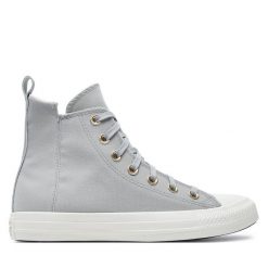 Trampki Converse. Szare trampki Converse, bez wzorów, bez zapięcia. Za 249.99 zł.