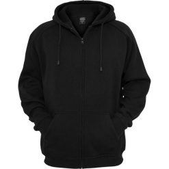 Bluza z kapturem duże rozmiary Urban Classic zip Basic. Czarne bluzy z kapturem Urban Classics, m, bez wzorów, z bawełny, z kapturem. Za 191.00 zł.