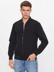 Guess Kurtka bomber M3YL04 WFGG2 Czarny Regular Fit. Czarne kurtki Guess, m, z aplikacjami, z syntetyku, bez kaptura. Za 419.99 zł.