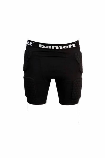 Spodenki kompresyjne, 5 szt. zintegrowanych, futbol amerykański FS-06. Czarne odzież kompresyjna BARNETT, xl, bez wzorów, na fitness i siłownię. Za 171.60 zł.