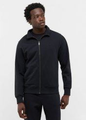 Męska bluza nierozpinana Mustang Style Dillon Jet Black 1016967 4188. Czarne bluzy Mustang, m, bez wzorów, bez kaptura. Za 169.99 zł.