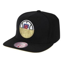 Czapka z daszkiem bejsbolówka Mitchell & Ness NBA Los Angeles Clippers. Czarne czapki z daszkiem Mitchell & Ness, bez wzorów. Za 109.00 zł.