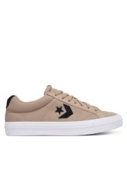 Converse Tenisówki Sport Casual A17008C Beżowy. Brązowe trampki sportowe Converse, bez wzorów, z materiału, bez zapięcia, tenisowe. Za 259.99 zł.