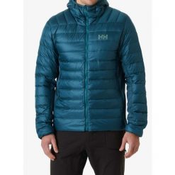 Kurtka puchowa męska Helly Hansen Verglas Down Hybrid Hood 2.0. Zielone kurtki Helly Hansen, m, bez wzorów, z puchu, bez kaptura. Za 707.99 zł.