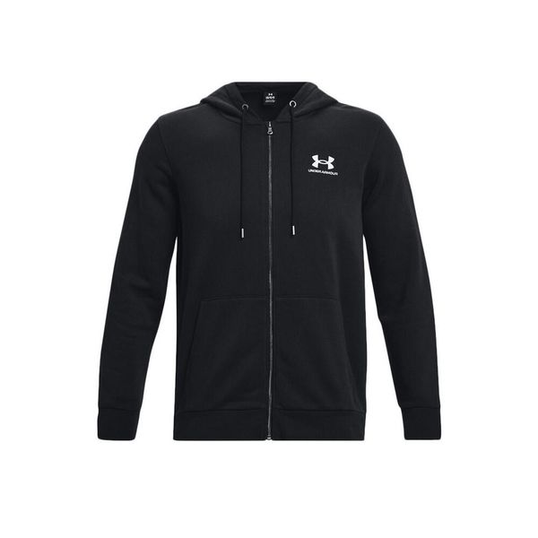 Bluza z kapturem z pełnym zamkiem błyskawicznym Under Armour Essential Fleece. Białe bluzy Under Armour, bez wzorów, z kapturem. Za 312.85 zł.