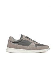 Geox Skórzane sneakersy "Kennet" w kolorze szarym rozmiar: 45. Szare buty sportowe casual Geox, bez wzorów, z materiału, bez zapięcia. Za 210.81 zł.
