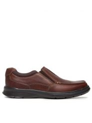 Clarks Półbuty Cotrell Free 261315667 Brązowy. Brązowe eleganckie półbuty Clarks, bez wzorów, ze skóry, bez obcasa, bez zapięcia. Za 249.99 zł.