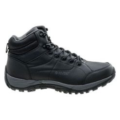 Buty outdoorowe męskie Hi-Tec Canori Mid, Rozmiar buta 45. Brązowe buty trekkingowe Hi-tec, bez wzorów, bez zapięcia. W wyprzedaży za 179.99 zł.