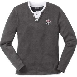 Sweter Regular Fit bonprix antracytowy melanż. Swetry nierozpinane marki bonprix. Za 59.99 zł.