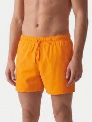 Emporio Armani Szorty kąpielowe EM000583 AF20424 U3077 Pomarańczowy Regular Fit. Brązowe kąpielówki Emporio Armani, m, bez wzorów, z syntetyku. Za 299.99 zł.