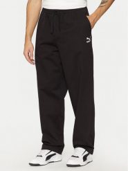 Puma Spodnie materiałowe Better Classics 624259 Czarny Relaxed Fit. Czarne spodnie materiałowe Puma, m, bez wzorów, z bawełny. Za 179.99 zł.