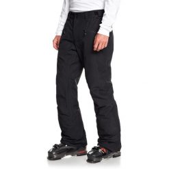 Spodnie narciarskie męskie Quiksilver Boundry 10K. Czarne spodnie narciarskie i snowboardowe Quiksilver, m, bez wzorów, narciarskie. Za 389.99 zł.