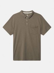 COLOURS & SONS Koszulka polo w kolorze szarobrązowym rozmiar: XL. Brązowe koszulki polo COLOURS & SONS, xl, bez wzorów, bez kołnierzyka, bez ramiączek. Za 114.17 zł.