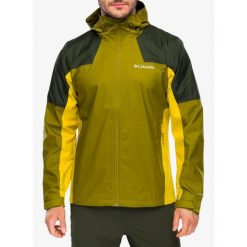 Kurtka przeciwdeszczowa Columbia Inner Limits III Jacket. Zielone kurtki Columbia, bez wzorów, bez kaptura. Za 524.99 zł.