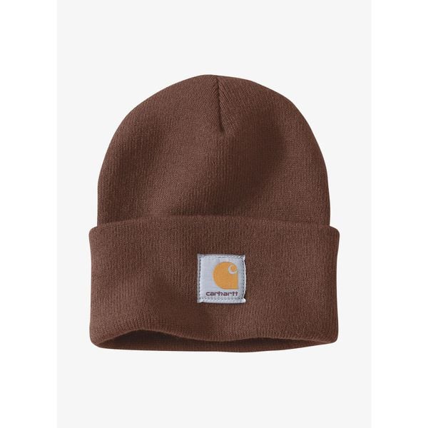Czapka zimowa Carhartt Watch Hat - mocha. Brązowe czapki zimowe Carhartt, bez wzorów. Za 63.07 zł.