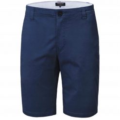 Męskie Szorty, Krótkie Spodenki - Pako Jeans - Granatowe. Szorty Pako Jeans, m, bez wzorów, z bawełny, klasyczne. Za 149.00 zł.