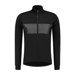 Kurtka rowerowa męska Rogelli Attq, mocno ocieplana. Czarne kurtki Rogelli, na zimę, m, bez wzorów, bez kaptura. W wyprzedaży za 371.00 zł.