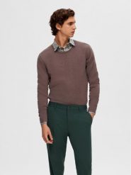Selected Homme Sweter 16079774 Bordowy Regular Fit. Czerwone swetry rozpinane Selected Homme, m, bez wzorów, z bawełny, bez kołnierzyka, bez ramiączek. Za 139.99 zł.