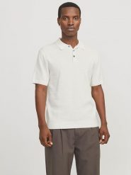 Jack & Jones Koszulka polo "Cooper" w kolorze białym rozmiar: XXL. Białe bezrękawniki Jack & Jones, xxl, bez wzorów, z bawełny, bez kołnierzyka, bez ramiączek. Za 101.70 zł.