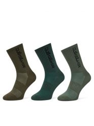 Quiksilver Skarpety AS_QUIKSILVER_100W_SS25 (3-PACK) Khaki. Brązowe skarpety Quiksilver, bez wzorów, z bawełny. Za 39.99 zł.