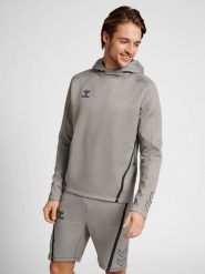 Bluza z kapturem Hummel Cima XK. Szare bluzy z kapturem Hummel, s, bez wzorów, z dresówki, z kapturem. Za 231.80 zł.