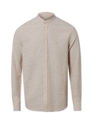 Only&Sons koszula codzienna z lnu Mężczyźni Slim Fit len beżowy, M. Brązowe koszule Only&Sons, na lato, m, bez wzorów, z bawełny, bez kołnierzyka, bez ramiączek. Za 199.95 zł.