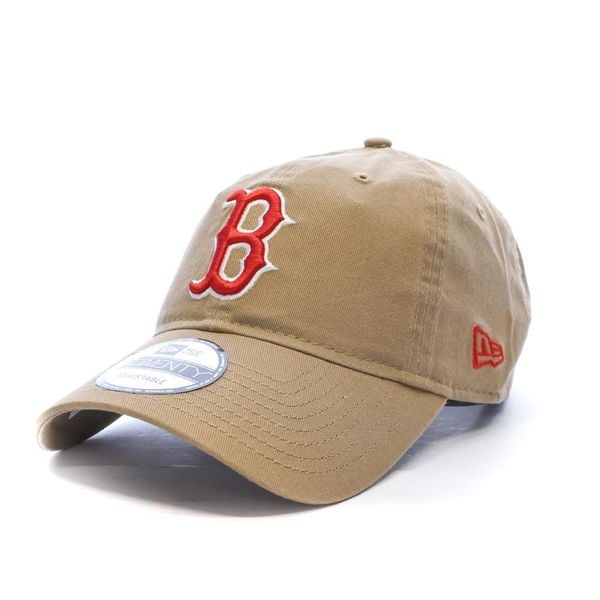 Czapka z daszkiem New Era MLB Boston Red Sox. Brązowe czapki z daszkiem New Era, bez wzorów, z bawełny. Za 167.50 zł.