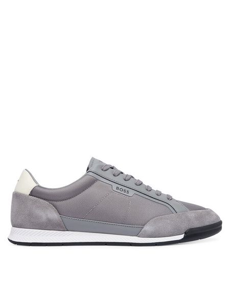BOSS Sneakersy Nitan 50568486 Szary. Szare buty sportowe casual Boss, bez wzorów, z materiału, bez zapięcia. Za 679.99 zł.