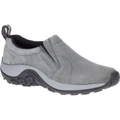 Buty do chodzenia męskie Merrell Jungle Moc. Szare buty sportowe casual Merrell, bez wzorów, z materiału, bez zapięcia. Za 476.00 zł.