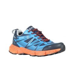 HI-TEC Terra Track Blue - buty sportowe rozmiar 44. Brązowe buty trekkingowe Hi-tec, bez wzorów, bez zapięcia. Za 599.99 zł.