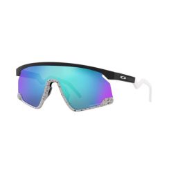 Okulary przeciwsłoneczne szklane Oakley BXTR Prizm. Czarne okulary przeciwsłoneczne Oakley. W wyprzedaży za 640.35 zł.