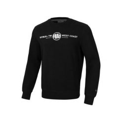 Bluza męska Pitbull Keep Rolling. Czarne bluzy PITBULL, m, bez wzorów, bez kaptura. W wyprzedaży za 185.90 zł.
