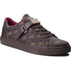 Sneakersy GUESS - FMLUB4 FAL12 BROCR. Brązowe buty sportowe casual marki Guess, z aplikacjami, z materiału. W wyprzedaży za 309.00 zł.