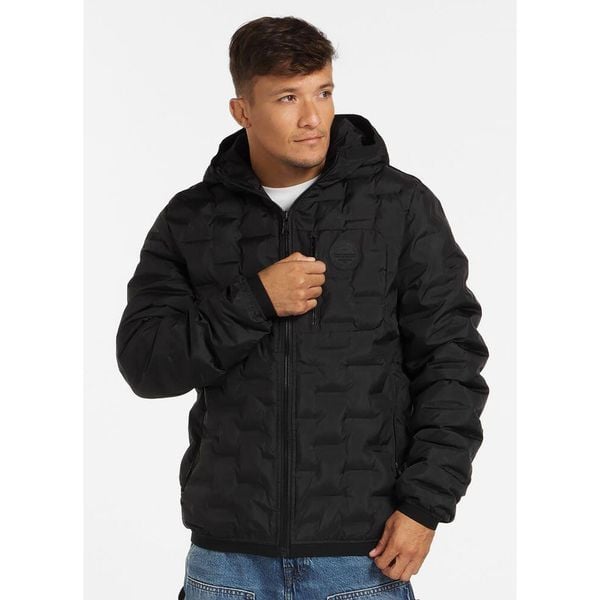 Kurtka zimowa męska Pitbull z kapturem Firestone. Czarne kurtki PITBULL, na zimę, m, bez wzorów, z kapturem. Za 369.00 zł.
